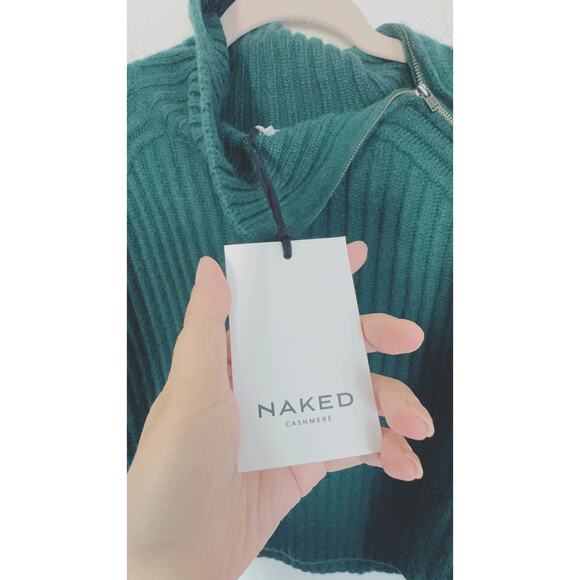 NakedCashmere ARYANA CASHMERE TURTLENECK SWEATER Cypress small - Picture 12 of 12